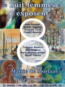Huit femmes exposent @ Mairie de Morlaàs