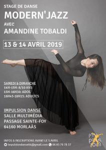 Stage de danse Modern'jazz @ Salle multimédia