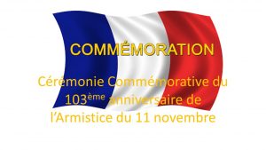 Commémoration Armistice du 11 novembre @ Place Sainte-Foy
