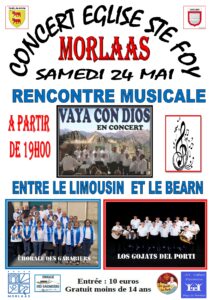 Concert Eglise Ste Foy - Morlaàs @ Eglise Ste Foy - Morlaàs